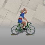 Cycliste "D" - Bidon - Peint