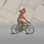 Cycliste "D" - Bidon - Non Peint