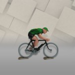 Cycliste "D" - Sprinter - Peint