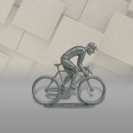 Cycliste "P" - Grimpeur - Non Peint