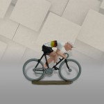 Cycliste "P" - Sprinter - Peint