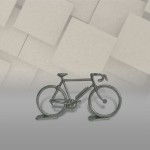 Cycliste "D" - Vélo seul - Non Peint