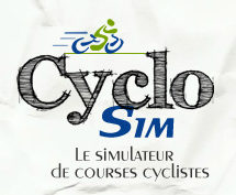 Logo de Cyclo-sim, le jeu de course cycliste